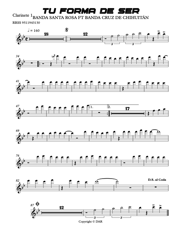 La imagen puede contener una previsualizacion de una partitura